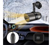 Calentador de coche, desempañador de calentador de coche rápido de 2 in1, descongeladores de parabrisas de 150w 12v