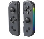Joy Pad Switch Controller Luminiscencia lateral Joy Cons L/R Compatible para Switch Nintended Joycon con Wake-up/Captura de pantalla Gray