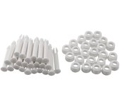 Pasadores de junta de piscina ABS de 24 piezas, sellos de juego de tapas de 6 cm / 2,36 pulgadas para piezas de repuesto de piscinas 28270-28273 Bl...