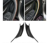 1 par de cubierta de manija de puerta interior de automóvil apta para BMW serie 3/4 F30 F35 320i 320Li 328i 328Li 335i 335Li 2012-2018