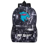 Mr Beast Lightning Cat Mochila para niños niñas Mochila de dibujos animados para estudiantes de escuela Mochila para adolescentes Mochila portátil ...