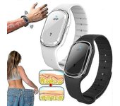 Pulsera de alta tecnología de forma corporal Wristband-komo Pulsera magnética de drenaje linfático Whtie