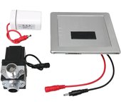 Sensores de controles de enchufe de pared ocultos urinario de inodoro de montaje en pared sensor de descarga automática ahorro de agua fe