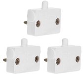 Interruptor de puerta de 3 piezas Interruptor de luz automático Lámpara táctil Interruptor de luz eléctrica p20241126622 Blanco 1 3.30X2.30X1.00CM
