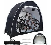 1 paquete de carpa para bicicletas impermeable 210D tela Oxford, refugio de cubierta para bicicletas al aire libre con diseño de ventana, carpa de ...
