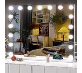 (solo luces) Luz de maquillaje USB para espejo de maquillaje de Hollywood 10 bombillas 3 modos de iluminación 10 luces