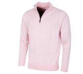Calvin Klein Mens 2025 Campus 1/2 Zip All Season Easy Care Jersey Bebé rosa M