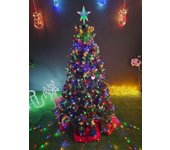 Luces de árbol de Navidad, luces de árbol de Navidad de 16 cables 400LED 8 modos para árboles de Navidad de 6 pies - 10 pies, decoraciones navideña...