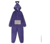 Inicio 4 Colores Teletubbies Cosplay Para Adultos Divertido Tinky Winky Anime Dipsy Laa-laa Po Soft Long Sleeves Piece Pijama Costume XL purple