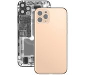 Parts Pro Panel de vidrio de la cubierta de la batería trasera para iPhone 11 Pro Oro