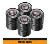 4Pcs 3D Metal Tire Tapas de Válvulas Cubierta de Vástagos de Aire de Neumático de Coche para Cadillac Escalade ATS BLS XTS XT4 XT5 XT6 CTS CT4 CT5 ...