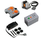 4pcs Technic Power Functions Caja de batería Tren Motor Receptor Paquete remoto Conjunto de lotes, xiangchongyaying -gt