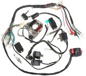 70 90 110CC Arnés de cableado de vehículo completo Arnés de arranque Kit de encendido de arranque de línea Accesorios para vehículos todo terreno N...