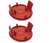 Tapa de cubierta de carrete de plástico de repuesto de 2 piezas para desbrozadora Bosch AFS 23-37,F016F04841