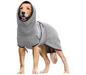 Dog Drying Coat, Dog Bathrobe Towel, Pet Puppy Bath Robe Towel, Winter Warmer Apparel