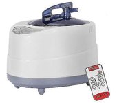 1000w Máquina de vapor de sauna de acero inoxidable Máquina de fumigación generadora de vapor de sauna portátil para spa casero Blanco