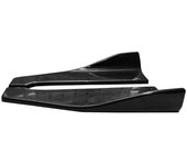 Unbrand Divisor lateral del parachoques trasero para BMW G30 530i 540i M550i F90 M5 2017-22 ABS js
