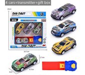 Modelos de coches de acrobacias para niños Aleación Cuerpo Tirar Eyectación Saltar Mini Coches Simulación Diecast Vehículo Juguetes Coleccionables ...