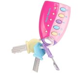 Car Key Toy For Babies And Toddlers, Toy Keys, Toy Keychain, Early Development Game, Education color de rosa