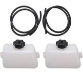 Tanque de combustible de gasolina blanco 1L compatible con 43cc 47cc 49CC Quad ATV Pit Bike Pocket Rocket Scooter s20241212849