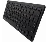 [Versión tailandesa] X5 Teclado Bluetooth inalámbrico ultrafino de 78 teclas para iPad iPhone - Negro
