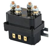 12V Winch Rocker Switch Thumb 250A Solenoid Relay Contactor Winches for ATV UTV