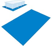 Lertenys Alfombrilla de piscina de 500x300 cm sobre el suelo, alfombrilla de piscina impermeable rectangular plegable, protección del suelo de la p...