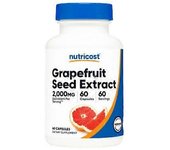 Nutricost Cápsulas de Semilla de Pomelo, 2,000 mg, 60 unidades