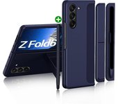 Unbrand Para estuche Samsung Galaxy Z Fold 6 con S Pen, soporte para S Pen reemplazable y soporte trasero Estuche resistente de cuerpo completo a p...