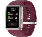 Correa de reloj de silicona para Huawei Watch D Rojo de vino
