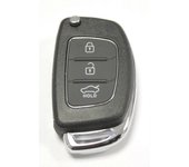 Rfc 3 Button Flip Key Case para Hyundai I10 I20 I40 Ix35 Santa Fe Remote Fob