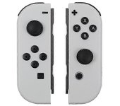 Compatible con Nintendo Switch Mando inalámbrico Joy-con (l)/(r) Gamepad compatible con Bluetooth Joysticks de juego compatibles Zekai Blanco