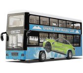 1/50 Setra Autobús de lujo Coche de juguete Diecast Miniatura Modelo Pull Back Sonido y luz Colección educativa Regalo para niños Autobús de dos pi...