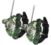 2pcs Walkie Talkie 7 en 1 niños dispositivos espía reloj set con linterna para exteriores