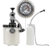 Huafei 3l purga de freno de coche, purga de líquido de frenos, con adaptador E20, presión de trabajo de 10-30 psi, purga de freno