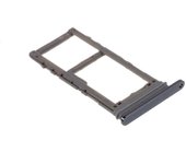 Reemplazo del soporte de la bandeja de la tarjeta SIM Micro SD OEM para Samsung Galaxy Note 10 Plus SM-N975-Black