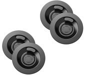 Disco de limpieza de sílice 4 piezas Espresso Backflush para máquinas de café espresso compatibles con la tableta de limpieza