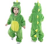 Tonwhar Niño pequeño Tigre Bebé Dinosaurio Animal Fantasía Disfraz Capucha Romper Jumpsuit Cocodrilo 100