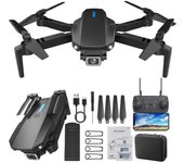 Dron con cámara fpv dron con cámara 1080P 2.4G wifi fpv rc cuadricóptero con modo sin cabeza, sígueme, retención de altitud, juguetes regalos para ...