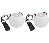 2 piezas Led Poi Balls Glow Poi Balls Led Glow Toy Balls Strobe Spinning Ball para niños adultos