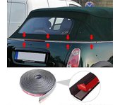 Para BMW Mini One Cooper S Convertible R52 Kits de reparación de juntas de intemperie en el techo blando trasero