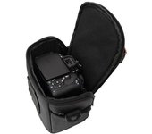 Bolsa de cámara Estuche triangular para cámara Estuche de hombro Bolsa para cámara digital para cámara DSLR SLR Negro