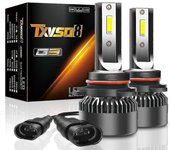 9005/HB3 Bombillas Led, 2pcs 100W 6000K 15000 Lámpara Led con