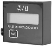 Nuevo tacómetro de motor digital de gasolina tacómetro de pulso inductivo impermeable con batería para cadena