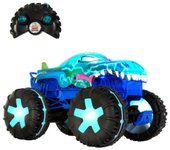 Hot Wheels Monster Trucks Mega Wrex Juguete de Radio Control con Luces y Sonidos Escala 1:15 Multicolor
