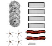 Para Dreame Bot W10 Robot Aspirador Accesorios Cepillo lateral principal Lavable Filtro HEPA Piezas de repuesto de paño de fregona Como se muestra