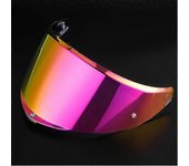 K6 Visor de casco motocicleta casco de cara completa Visor Lens Visor de visión nocturna Estuche para Agv K6 Rosa