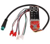 M365 Accesorios de scooter eléctrico Medidor de pantalla de scooter Accesorios de monitor de scooter Partes Componentes de scooter Negro rojo