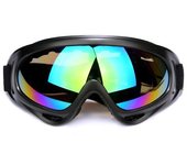 Gafas de esquí de nieve de invierno para hombre Lente antivaho UV Snowboard Motocicleta de moto de nieve Colorido