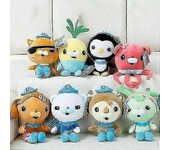 8' The Octonauts Octo Glow Crew Pack Percebes Kwazii Peso Peluche Muñeco Regalo Niños Inkling